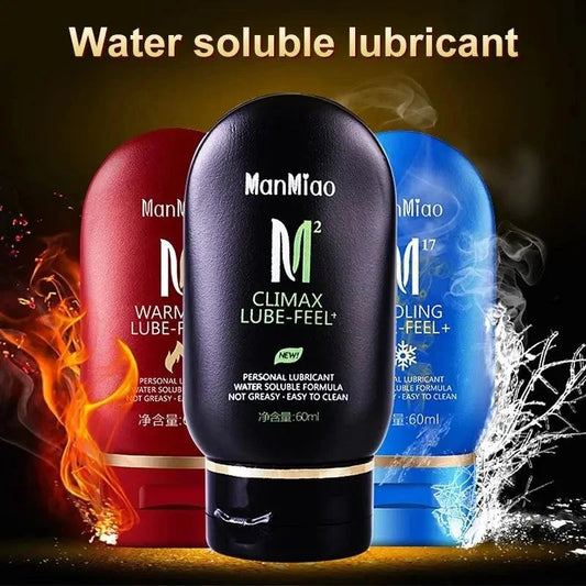 60ml Warming Cooling Lubricant Silk Sex Lubricants Silky Thick Water-based Sex Oil Vaginal Anal Gel Sex Products