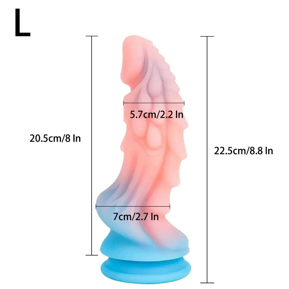 Suction Cup Soft Monster Dildo Silicone Anal Plug Prostate Massager Sex Toys