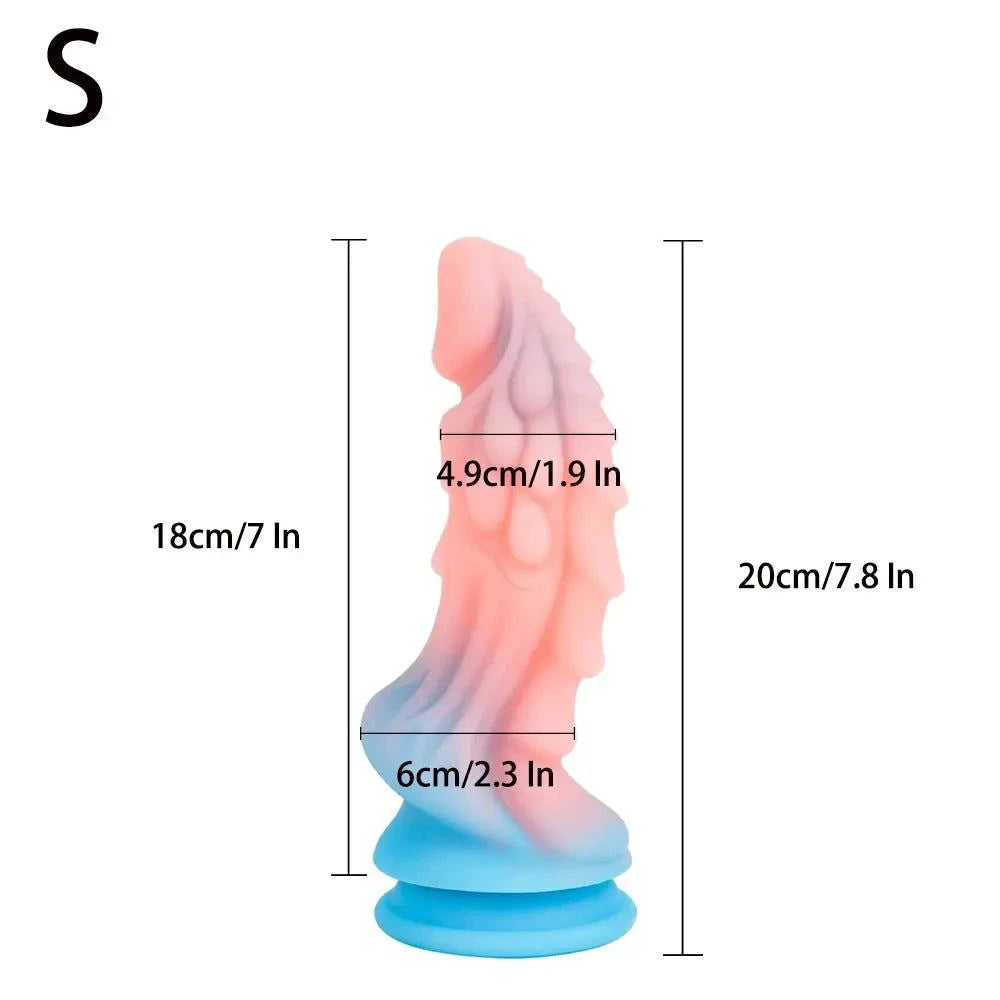 Suction Cup Soft Monster Dildo Silicone Anal Plug Prostate Massager Sex Toys