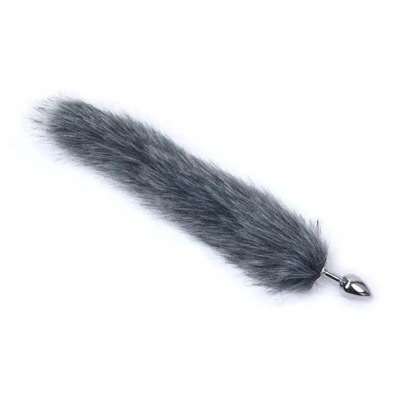 Fox Tail Metal Anal Butt Plug Sex Toys Animal Role Play BDSM Sex Products