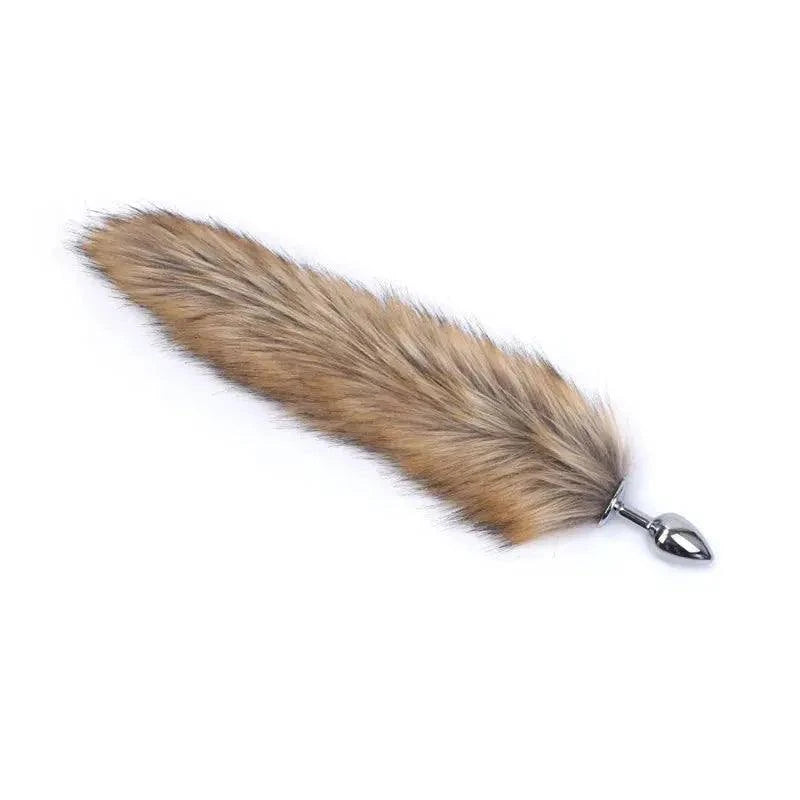 Fox Tail Metal Anal Butt Plug Sex Toys Animal Role Play BDSM Sex Products