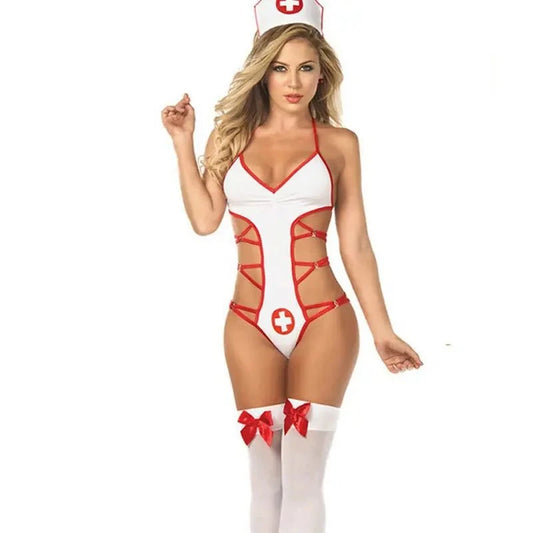 Hot Women Erotic Nurse Lingerie Costume -