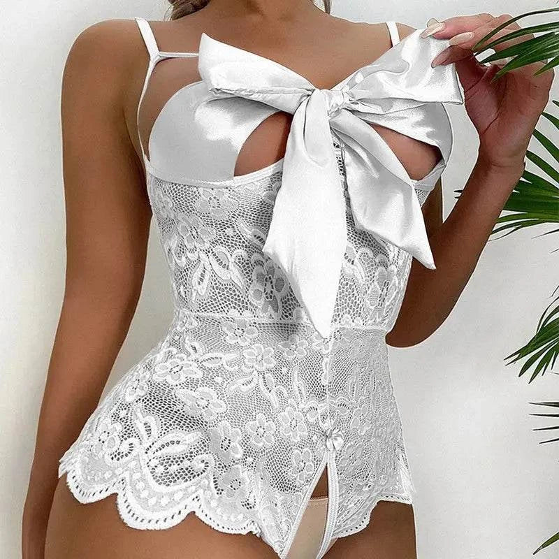 Plus Size Sexy Lingerie For Women Hot Erotic Underwear Woman Sexy Costume Lace Open Bra Lingerie Set Transparent Exotic Bodysuit