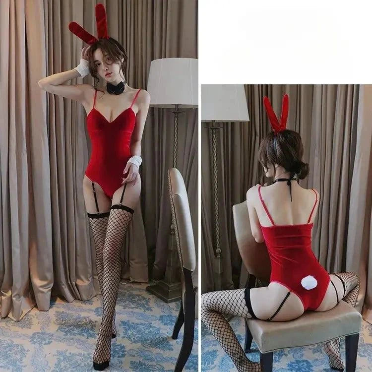 Women Sexy Lingerie Hot Lace Underwear Band Pajamas V-neck Underwear Sexy Babydoll Erotic Lingerie Sexy Cosplay Teddies Costumes